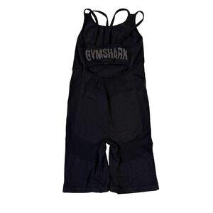 Gymshark Bodysuit Womens Small Strappy Compression Workout One Piece Athletic